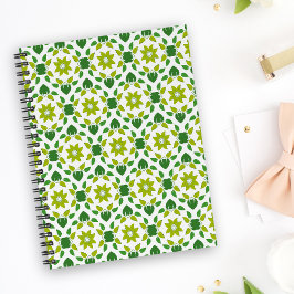 Bladpatroon, Patroon Van Bladeren, Groene Bladeren Notitieboek