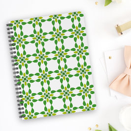 Bladpatroon, Patroon Van Bladeren, Groene Bladeren Notitieboek