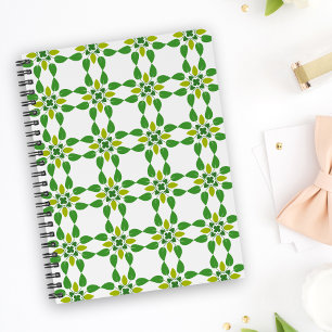 Bladpatroon, Patroon Van Bladeren, Groene Bladeren Notitieboek
