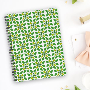 Bladpatroon, Patroon Van Bladeren, Groene Bladeren Notitieboek