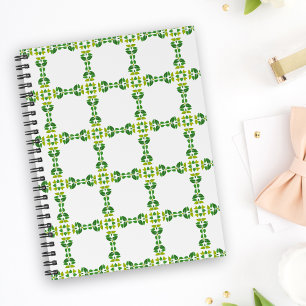 Bladpatroon, Patroon Van Bladeren, Groene Bladeren Notitieboek