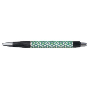 Bladpatroon, patroon van bladeren, groene bladeren pen