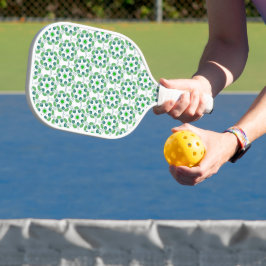 Bladpatroon, patroon van bladeren, groene bladeren pickleball paddle