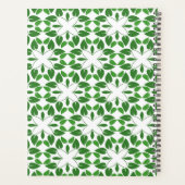 Bladpatroon, patroon van bladeren, groene bladeren planner (Achterkant)