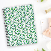 Bladpatroon, patroon van bladeren, groene bladeren planner
