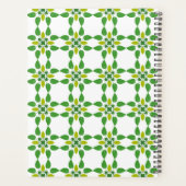 Bladpatroon, patroon van bladeren, groene bladeren planner (Achterkant)