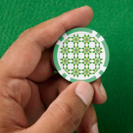 Bladpatroon, Patroon Van Bladeren, Groene Bladeren Poker Chips