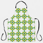 Bladpatroon, Patroon Van Bladeren, Groene Bladeren Schort (Voorkant)