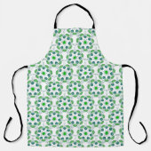 Bladpatroon, Patroon Van Bladeren, Groene Bladeren Schort (Voorkant)