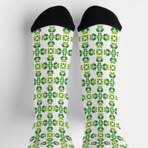 Bladpatroon, Patroon Van Bladeren, Groene Bladeren Sokken