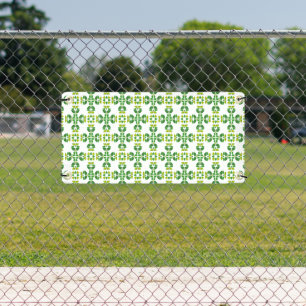 Bladpatroon, patroon van bladeren, groene bladeren spandoek