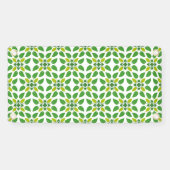 Bladpatroon, patroon van bladeren, groene bladeren spandoek (Horizontaal)