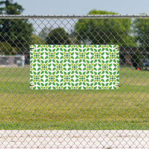 Bladpatroon, patroon van bladeren, groene bladeren spandoek