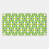 Bladpatroon, patroon van bladeren, groene bladeren spandoek (Horizontaal)