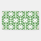 Bladpatroon, patroon van bladeren, groene bladeren spandoek (Horizontaal)