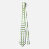 Bladpatroon, patroon van bladeren, groene bladeren stropdas (Voorkant)