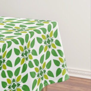 Bladpatroon, patroon van bladeren, groene bladeren tafelkleed