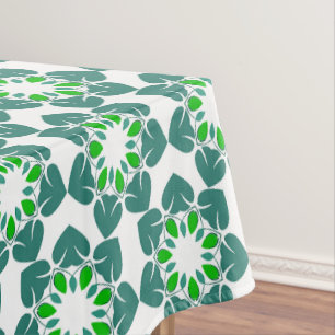 Bladpatroon, Patroon Van Bladeren, Groene Bladeren Tafelkleed