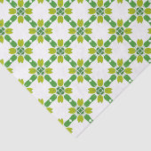 Bladpatroon, patroon van bladeren, groene bladeren tissuepapier (Detail)