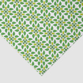 Bladpatroon, patroon van bladeren, groene bladeren tissuepapier (Detail)