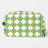 Bladpatroon, patroon van bladeren, groene bladeren toilettasje (Voorkant)