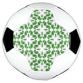 Bladpatroon, patroon van bladeren, groene bladeren voetbal (Gedraaid)