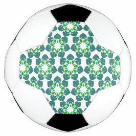 Bladpatroon, patroon van bladeren, groene bladeren voetbal