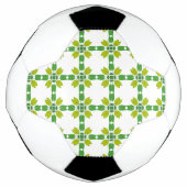 Bladpatroon, patroon van bladeren, groene bladeren voetbal (Voorkant)