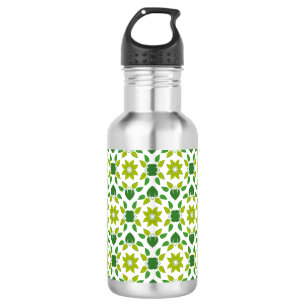 Bladpatroon, Patroon Van Bladeren, Groene Bladeren Waterfles