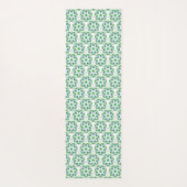 Bladpatroon, patroon van bladeren, groene bladeren yogamat (Achterkant)