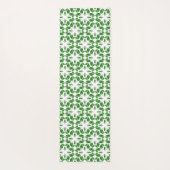 Bladpatroon, patroon van bladeren, groene bladeren yogamat (Achterkant)