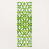 Bladpatroon, patroon van bladeren, groene bladeren yogamat (Achterkant)