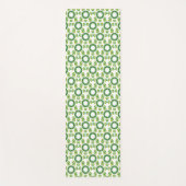 Bladpatroon, patroon van bladeren, groene bladeren yogamat (Voorkant)