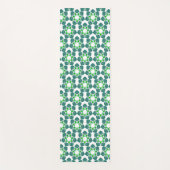 Bladpatroon, patroon van bladeren, groene bladeren yogamat (Voorkant)