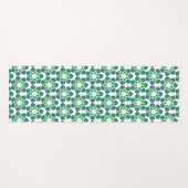 Bladpatroon, patroon van bladeren, groene bladeren yogamat (Voorkant (horizontaal))