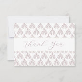 bladpatroon plat bedankje bedankkaart (Voorkant)