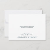 bladpatroon plat bedankje bedankkaart (Achterkant)