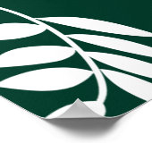 bladpatroon poster (Hoek)