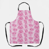 bladpatroon, roze schort (Voorkant)