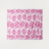 bladpatroon, roze wandkleed (Voorkant (horizontaal))