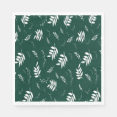 bladpatroon servet (Voorkant)