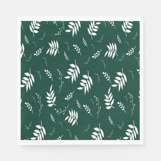 bladpatroon servet (Voorkant)