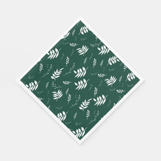 bladpatroon servet (Hoek)