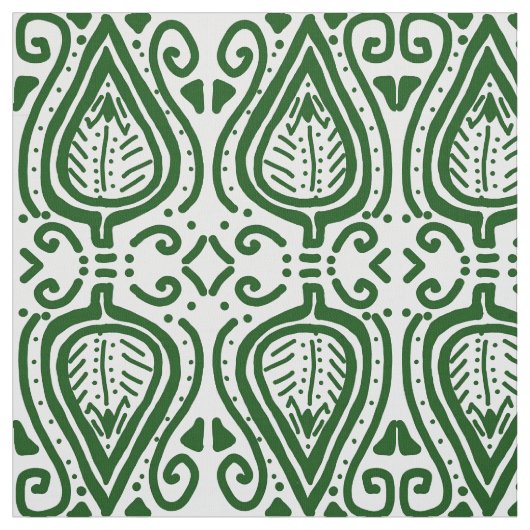 bladpatroon stof (Swatch)