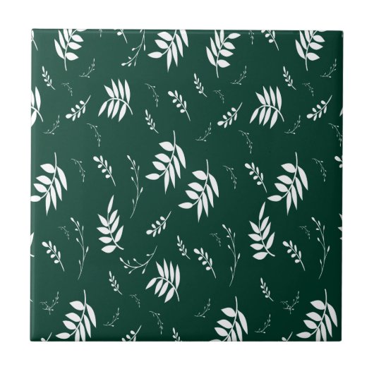 bladpatroon tegeltje (Voorkant)