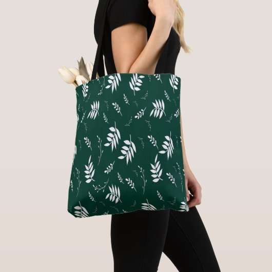bladpatroon tote bag (Dichtbij)