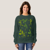 bladpatroon trui (Voorkant volledig)