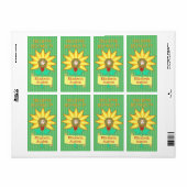 Bladplaat Dit boek behoort tot de Art Nouveau Flow Etiket (Full Sheet)