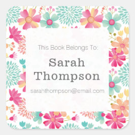 Bladplaat Dit boek behoort tot de Stickers