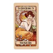 Bladplaat Etiket (Voorkant)